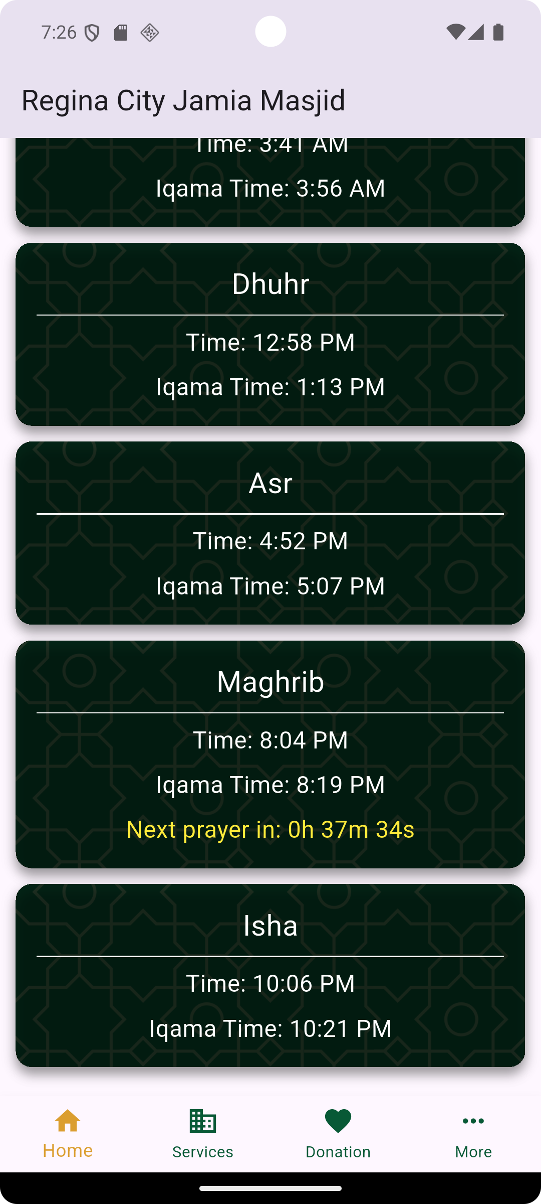 Regina City Jamia Masjid